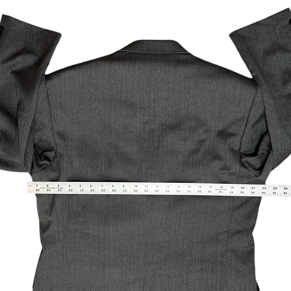 ALEXANDRE LONDON Savile Row Gray Blazer Business Jacket Pure Wool US 40R / EU50 - Picture 4 of 11
